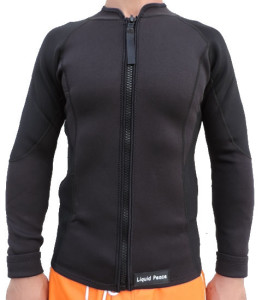 men's 1.5mm Wetsuit Jacket with full front zipper