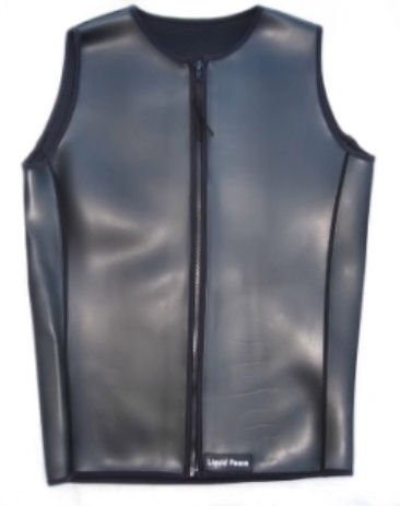 Women’s 1.5mm Smooth Skin Wetsuit Vest, Front Zip – Liquid Peace