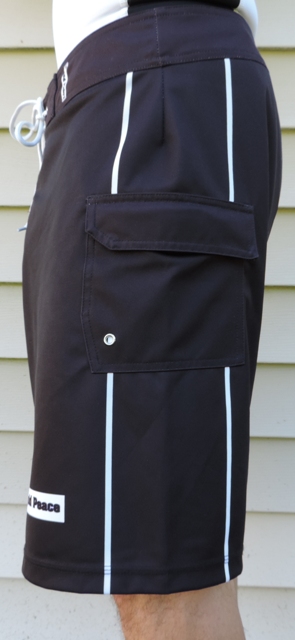 Black Board Shorts-All Purpose – Liquid Peace