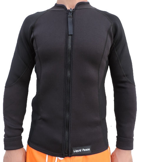 Download Men's 1.5mm Wetsuit Jacket, Full Front Zip, Long Sleeve ...