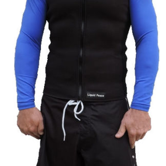 Men's 2.5mm Wetsuit Vest, Full Front Zipper