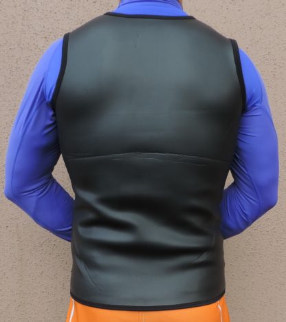 1.5mm smooth skin wetsuit vest back