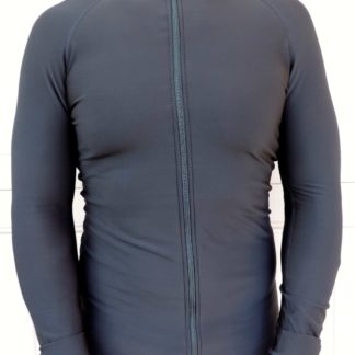 Men’s Thermal, Long Sleeve, Rash Guard, Front Zipper